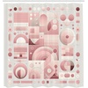 image:imageAmbesonne Pink Shower Curtain Tropical Feels Cheetah Animal Pattern with Bohemian Polka Dotted Backdrop Cloth Fabric Bathroom Decor Set with Hooks 69 W x 70 L Mustard Pale Rose GreyDried Rose Grey Yellow