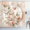 image:imageAmbesonne Pink Shower Curtain Tropical Feels Cheetah Animal Pattern with Bohemian Polka Dotted Backdrop Cloth Fabric Bathroom Decor Set with Hooks 69 W x 70 L Mustard Pale Rose GreySlate Brown and Pale Tan