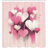 image:imageAmbesonne Pink Shower Curtain Tropical Feels Cheetah Animal Pattern with Bohemian Polka Dotted Backdrop Cloth Fabric Bathroom Decor Set with Hooks 69 W x 70 L Mustard Pale Rose GreyPale Rose Ivory