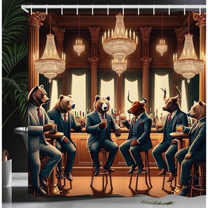 image:imageAmbesonne Flamingo Shower Curtain Serene Birds Surreal and Peaceful Nature Scenery Forest and Lake Cloth Fabric Bathroom Decor Set with Hooks 69 W x 70 L Soft Pink and Lime GreenRedwood Petrol Blue