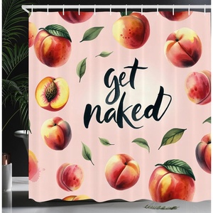 image:imageAmbesonne Pink Shower Curtain Tropical Feels Cheetah Animal Pattern with Bohemian Polka Dotted Backdrop Cloth Fabric Bathroom Decor Set with Hooks 69 W x 70 L Mustard Pale Rose GreyBlush Dark Coral Yellow