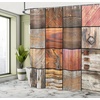 image:imageAmbesonne Antique Shower Curtain Empty Space 2 Doors Armchair and Simple Mirror Golden Yellow Frame Cloth Fabric Bathroom Decor Set with Hooks 69 W x 84 L Blue Sand BrownChocolate Brown