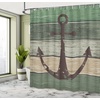image:imageAmbesonne Antique Shower Curtain Empty Space 2 Doors Armchair and Simple Mirror Golden Yellow Frame Cloth Fabric Bathroom Decor Set with Hooks 69 W x 84 L Blue Sand BrownGreen Khaki