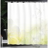 image:imageAmbesonne Antique Shower Curtain Empty Space 2 Doors Armchair and Simple Mirror Golden Yellow Frame Cloth Fabric Bathroom Decor Set with Hooks 69 W x 84 L Blue Sand BrownPale Yellow Pale Grey