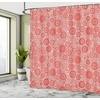 image:imageAmbesonne Antique Shower Curtain Empty Space 2 Doors Armchair and Simple Mirror Golden Yellow Frame Cloth Fabric Bathroom Decor Set with Hooks 69 W x 84 L Blue Sand BrownDark Salmon