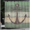 image:imageAmbesonne Antique Shower Curtain Empty Space 2 Doors Armchair and Simple Mirror Golden Yellow Frame Cloth Fabric Bathroom Decor Set with Hooks 69 W x 84 L Blue Sand BrownGreen Khaki