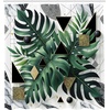image:imageAmbesonne Monstera Shower Curtain Abstract Mid Century Style Boho Leaves Lines and Geometric Forms Cloth Fabric Bathroom Decor Set with Hooks 69 W x 70 L Evergreen Pale Rust BrownEmerald Dark Grey Dimgray