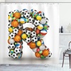 image:imageAmbesonne Antique Shower Curtain Empty Space 2 Doors Armchair and Simple Mirror Golden Yellow Frame Cloth Fabric Bathroom Decor Set with Hooks 69 W x 84 L Blue Sand BrownOrange Multicolor