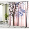 image:imageAmbesonne Hawaiian Shower Curtain Pacific Sunrise at Lanikai Beach Hawaii Wavy Ocean Surface Colorful Sky Scene Cloth Fabric Bathroom Decor Set with Hooks 69 W x 84 L Blue IvoryCeil Blue