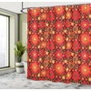 image:imageAmbesonne Hawaiian Shower Curtain Pacific Sunrise at Lanikai Beach Hawaii Wavy Ocean Surface Colorful Sky Scene Cloth Fabric Bathroom Decor Set with Hooks 69 W x 84 L Blue IvoryDark Green Vermilion