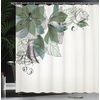 image:imageAmbesonne Hawaiian Shower Curtain Pacific Sunrise at Lanikai Beach Hawaii Wavy Ocean Surface Colorful Sky Scene Cloth Fabric Bathroom Decor Set with Hooks 69 W x 84 L Blue IvoryOlive Green Teal