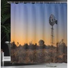 image:imageAmbesonne Hawaiian Shower Curtain Pacific Sunrise at Lanikai Beach Hawaii Wavy Ocean Surface Colorful Sky Scene Cloth Fabric Bathroom Decor Set with Hooks 69 W x 84 L Blue IvoryBlue Brown and Marigold