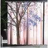 image:imageAmbesonne Hawaiian Shower Curtain Pacific Sunrise at Lanikai Beach Hawaii Wavy Ocean Surface Colorful Sky Scene Cloth Fabric Bathroom Decor Set with Hooks 69 W x 84 L Blue IvoryCeil Blue