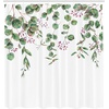 image:imageAmbesonne Hawaiian Shower Curtain Pacific Sunrise at Lanikai Beach Hawaii Wavy Ocean Surface Colorful Sky Scene Cloth Fabric Bathroom Decor Set with Hooks 69 W x 84 L Blue IvoryPink Fuchsia Fern Green