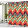 image:imageAmbesonne Sports Shower Curtain Realistic Softballs Pile American Natonal Sports Culture Team Play Game Competition Cloth Fabric Bathroom Decor Set with Hooks 69 W x 75 L Beige RedSea Green Marigold