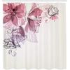 image:imageAmbesonne Sports Shower Curtain Realistic Softballs Pile American Natonal Sports Culture Team Play Game Competition Cloth Fabric Bathroom Decor Set with Hooks 69 W x 75 L Beige RedDried Rose Mauve