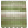 image:imageAmbesonne Vintage Shower Curtain Retro Vibrant Stripes Funky Lines Design Patterns Abstract Print Cloth Fabric Bathroom Decor Set with Hooks 69 W x 75 L Dark TealOlive Green