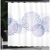 image:imageAmbesonne Vintage Shower Curtain Retro Vibrant Stripes Funky Lines Design Patterns Abstract Print Cloth Fabric Bathroom Decor Set with Hooks 69 W x 75 L Dark TealBlue Lavender