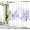 image:imageAmbesonne Vintage Shower Curtain Retro Vibrant Stripes Funky Lines Design Patterns Abstract Print Cloth Fabric Bathroom Decor Set with Hooks 69 W x 75 L Dark TealBlue Lavender