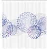 image:imageAmbesonne Vintage Shower Curtain Retro Vibrant Stripes Funky Lines Design Patterns Abstract Print Cloth Fabric Bathroom Decor Set with Hooks 69 W x 75 L Dark TealBlue Lavender