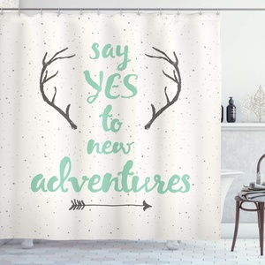 image:imageAmbesonne Vintage Shower Curtain Retro Vibrant Stripes Funky Lines Design Patterns Abstract Print Cloth Fabric Bathroom Decor Set with Hooks 69 W x 75 L Dark TealSea Green