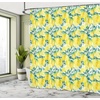 image:imageAmbesonne Modern Shower Curtain Abstract Space Harmony Rounds and Circle Lines with Leafy Orbits Boho Cloth Fabric Bathroom Decor Set with Hooks 69 W x 70 L Pale Mustard Dark BrownForest Green Yellow