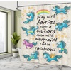 image:imageAmbesonne Modern Shower Curtain Abstract Space Harmony Rounds and Circle Lines with Leafy Orbits Boho Cloth Fabric Bathroom Decor Set with Hooks 69 W x 70 L Pale Mustard Dark BrownBeige Teal Blue