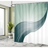 image:imageAmbesonne Modern Shower Curtain Abstract Space Harmony Rounds and Circle Lines with Leafy Orbits Boho Cloth Fabric Bathroom Decor Set with Hooks 69 W x 70 L Pale Mustard Dark BrownDark Teal