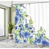 image:imageAmbesonne Modern Shower Curtain Abstract Space Harmony Rounds and Circle Lines with Leafy Orbits Boho Cloth Fabric Bathroom Decor Set with Hooks 69 W x 70 L Pale Mustard Dark BrownYellow Blue