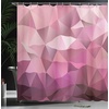 image:imageAmbesonne Modern Shower Curtain Abstract Space Harmony Rounds and Circle Lines with Leafy Orbits Boho Cloth Fabric Bathroom Decor Set with Hooks 69 W x 70 L Pale Mustard Dark BrownRose Dried Rose Pink
