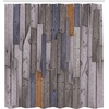 image:imageAmbesonne Orange Shower Curtain Triangle Mosaic Shapes and Patterns with Abstract Pixel Effect Photo Background Cloth Fabric for Bathroom Home Decor Set with Hooks 69 W x 70 L Ginger OrangeDimgray Grey