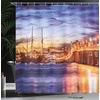 image:imageAmbesonne Orange Shower Curtain Triangle Mosaic Shapes and Patterns with Abstract Pixel Effect Photo Background Cloth Fabric for Bathroom Home Decor Set with Hooks 69 W x 70 L Ginger OrangeOrange Blue Coral