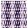 image:imageAmbesonne Orange Shower Curtain Triangle Mosaic Shapes and Patterns with Abstract Pixel Effect Photo Background Cloth Fabric for Bathroom Home Decor Set with Hooks 69 W x 70 L Ginger OrangeDark Violet