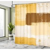 image:imageAmbesonne Orange Shower Curtain Triangle Mosaic Shapes and Patterns with Abstract Pixel Effect Photo Background Cloth Fabric for Bathroom Home Decor Set with Hooks 69 W x 70 L Ginger OrangeMustard Caramel