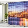 image:imageAmbesonne Orange Shower Curtain Triangle Mosaic Shapes and Patterns with Abstract Pixel Effect Photo Background Cloth Fabric for Bathroom Home Decor Set with Hooks 69 W x 70 L Ginger OrangeOrange Blue Coral
