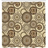 image:imageAmbesonne Orange Shower Curtain Triangle Mosaic Shapes and Patterns with Abstract Pixel Effect Photo Background Cloth Fabric for Bathroom Home Decor Set with Hooks 69 W x 70 L Ginger OrangeBeige Brown