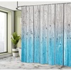 image:imageAmbesonne Orange Shower Curtain Triangle Mosaic Shapes and Patterns with Abstract Pixel Effect Photo Background Cloth Fabric for Bathroom Home Decor Set with Hooks 69 W x 70 L Ginger OrangeSky Blue Grey