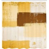 image:imageAmbesonne Orange Shower Curtain Triangle Mosaic Shapes and Patterns with Abstract Pixel Effect Photo Background Cloth Fabric for Bathroom Home Decor Set with Hooks 69 W x 70 L Ginger OrangeMustard Caramel