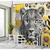 image:imageAmbesonne Pink Shower Curtain Blushy Fashion of Abstract Geometric Triangle Pattern with Stripes and Dots Cloth Fabric Bathroom Decor Set with Hooks 69 W x 70 L Blush White Dark GreyCharcoal Grey and Mustard