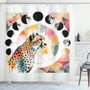 image:imageAmbesonne Pink Shower Curtain Blushy Fashion of Abstract Geometric Triangle Pattern with Stripes and Dots Cloth Fabric Bathroom Decor Set with Hooks 69 W x 70 L Blush White Dark GreyCoral Rose and Pale Teal