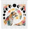 image:imageAmbesonne Pink Shower Curtain Blushy Fashion of Abstract Geometric Triangle Pattern with Stripes and Dots Cloth Fabric Bathroom Decor Set with Hooks 69 W x 70 L Blush White Dark GreyCoral Rose and Pale Teal