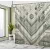 image:imageAmbesonne Western Shower Curtain Country Theme Hand Drawn Illustration of American Wild West Desert with Cowboys Cloth Fabric Bathroom Decor Set with Hooks 69 W x 75 L Umber CreamLaurel Green Coconut