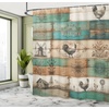 image:imageAmbesonne Western Shower Curtain Country Theme Hand Drawn Illustration of American Wild West Desert with Cowboys Cloth Fabric Bathroom Decor Set with Hooks 69 W x 75 L Umber CreamSea Green Pale Brown