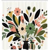 image:imageAmbesonne Western Shower Curtain Country Theme Hand Drawn Illustration of American Wild West Desert with Cowboys Cloth Fabric Bathroom Decor Set with Hooks 69 W x 75 L Umber CreamCoral Evergreen and Black