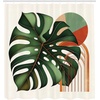 image:imageAmbesonne Western Shower Curtain Country Theme Hand Drawn Illustration of American Wild West Desert with Cowboys Cloth Fabric Bathroom Decor Set with Hooks 69 W x 75 L Umber CreamBurnt Sienna and Fern Green