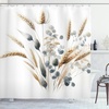 image:imageAmbesonne Western Shower Curtain Country Theme Hand Drawn Illustration of American Wild West Desert with Cowboys Cloth Fabric Bathroom Decor Set with Hooks 69 W x 75 L Umber CreamEcru Pale Slate Blue
