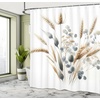 image:imageAmbesonne Western Shower Curtain Country Theme Hand Drawn Illustration of American Wild West Desert with Cowboys Cloth Fabric Bathroom Decor Set with Hooks 69 W x 75 L Umber CreamEcru Pale Slate Blue