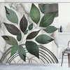 image:imageAmbesonne Western Shower Curtain Country Theme Hand Drawn Illustration of American Wild West Desert with Cowboys Cloth Fabric Bathroom Decor Set with Hooks 69 W x 75 L Umber CreamGreen Dimgray Pale Grey