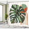 image:imageAmbesonne Western Shower Curtain Country Theme Hand Drawn Illustration of American Wild West Desert with Cowboys Cloth Fabric Bathroom Decor Set with Hooks 69 W x 75 L Umber CreamBurnt Sienna and Fern Green