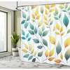 image:imageAmbesonne Western Shower Curtain Country Theme Hand Drawn Illustration of American Wild West Desert with Cowboys Cloth Fabric Bathroom Decor Set with Hooks 69 W x 75 L Umber CreamPale Petrol Blue Marigold